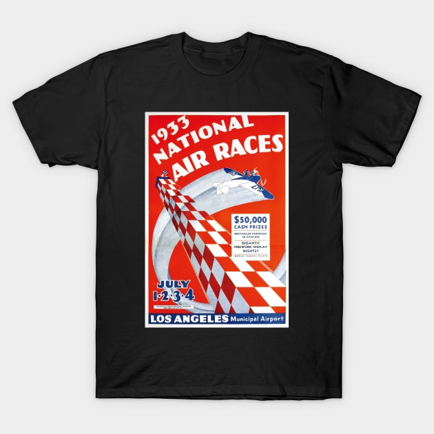 National Air Races, 1933. Vintage Poster T-Shirt by historyphoto